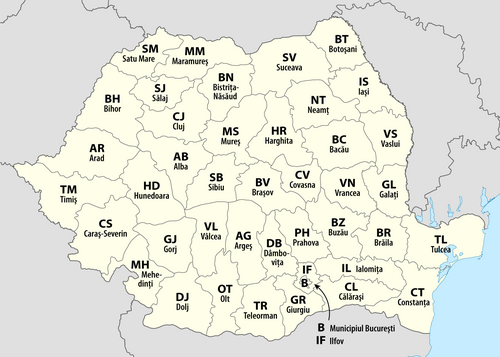Counties of Romania
